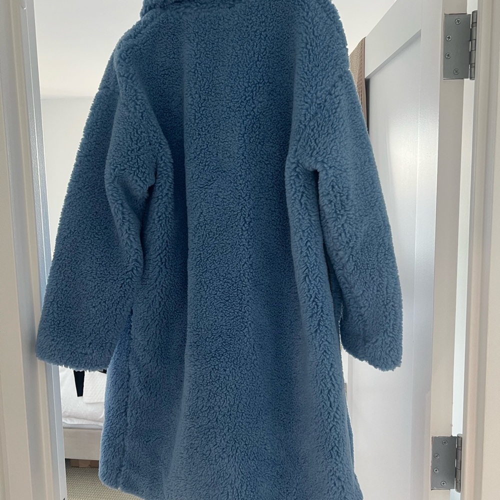 Apparis Dasha Coat in Marine Blue - Picture 7 of 8
